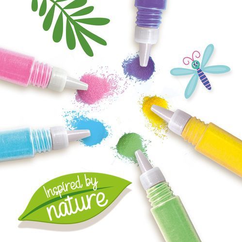 Ses - Gekleurde Zandkunst - Hobbypakket - Creatief Knutselen met Natuur