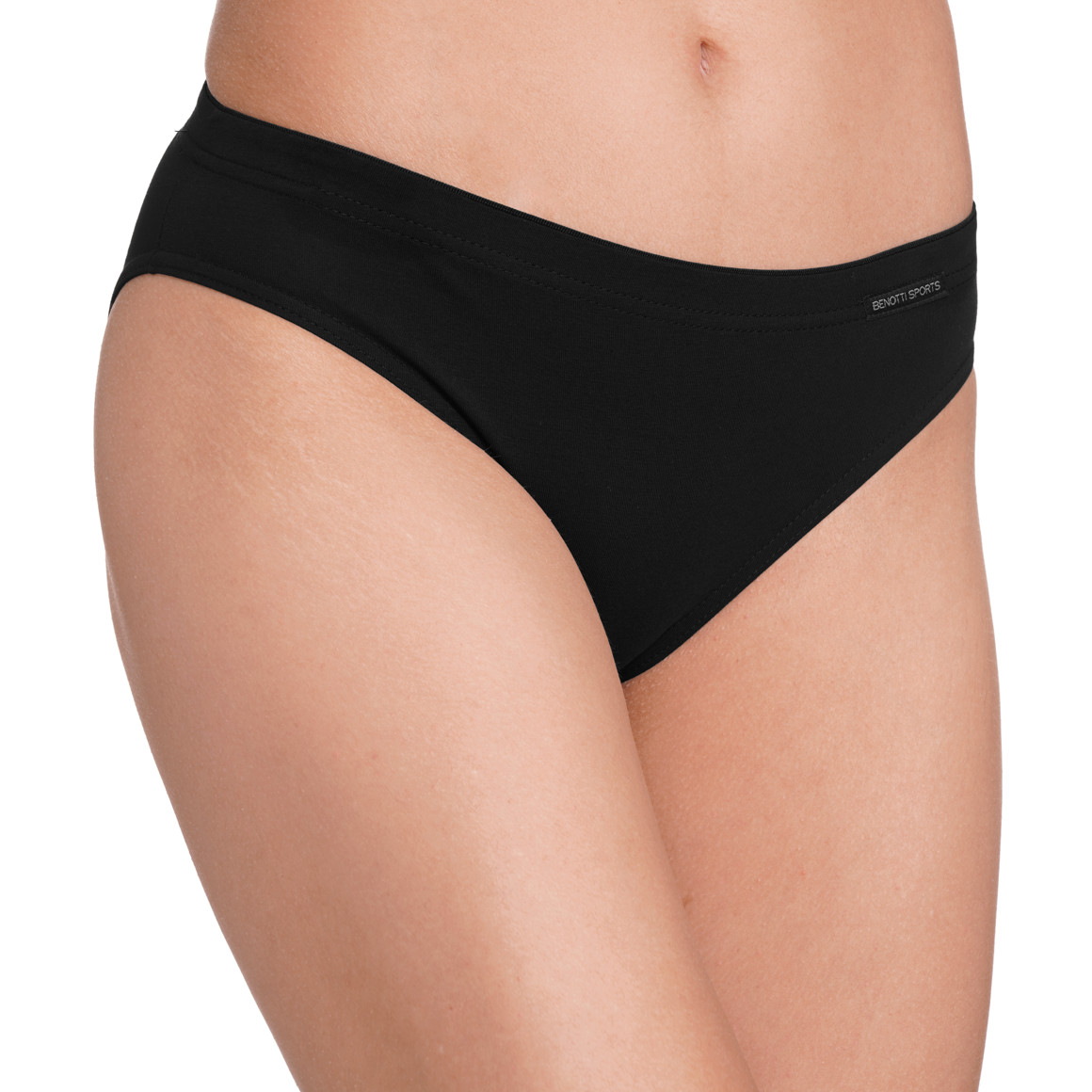 Gina Benotti Damen Slip mit Webbund schwarz