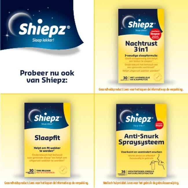 Shiepz Nachtrust 8 uur 30 tabletten