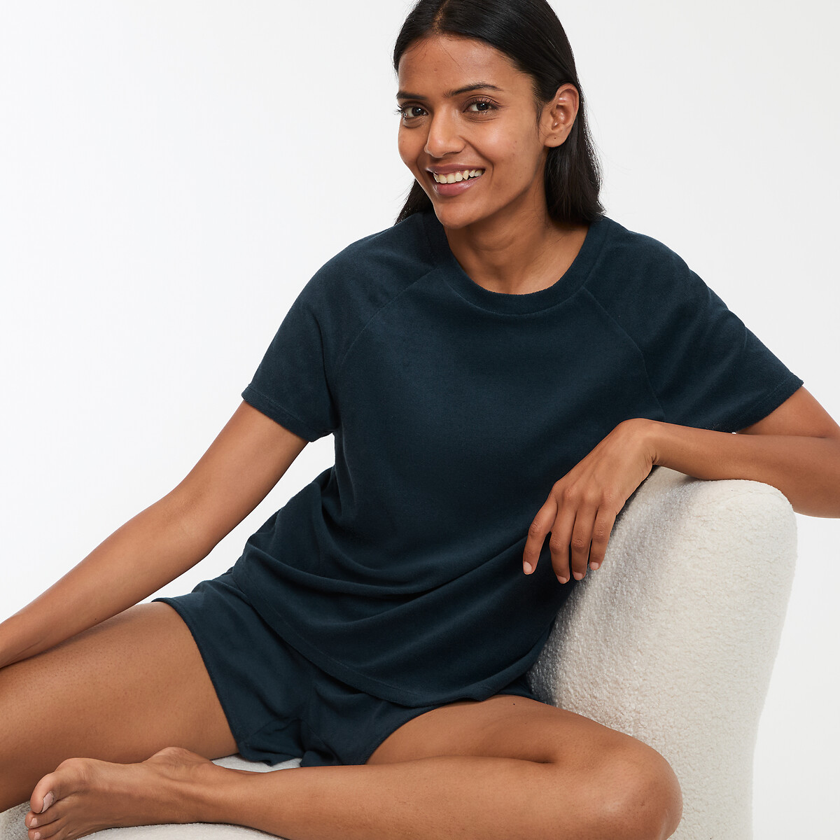 LA REDOUTE COLLECTIONS<br>Calções de pijama atoalhados