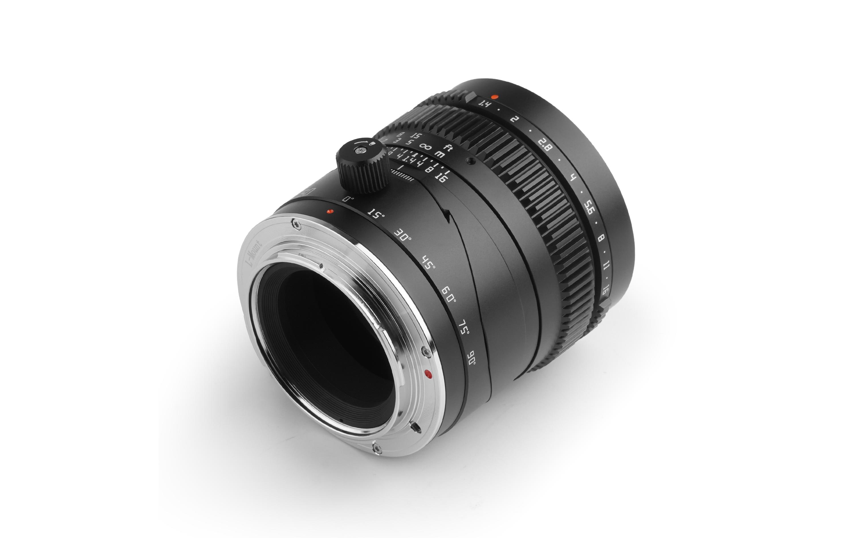 Festbrennweite Tilt 50mm F/1.4 – L-Mount<br>Festbrennweitenobjektiv mit erweiterter Fokussteuerung
