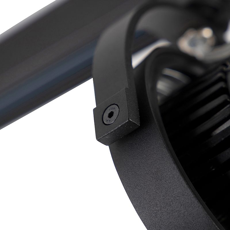 Railspot zwart voor 3-fase rail GU10 111cm - 3-Phase Expert