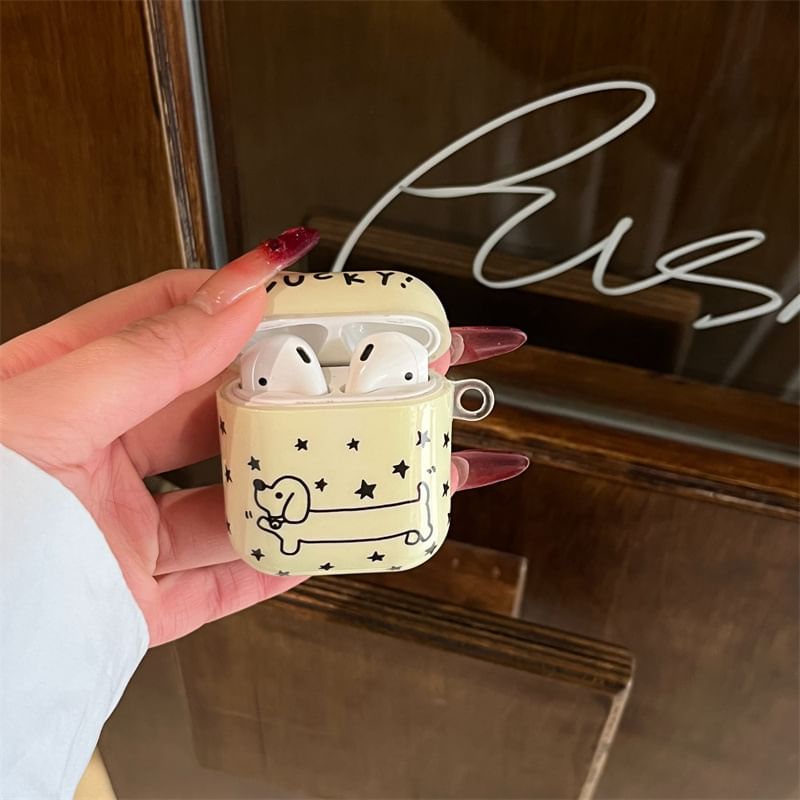 VanDi - Hond AirPods / Pro oortelefoonhoesje huid / bedel / set