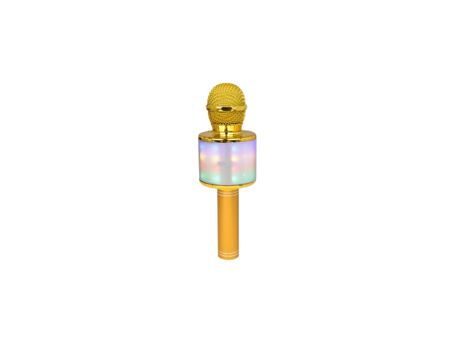 MICROFONE BLUETOOTH KARAOKE QILIVE Q.1191 DOURADO