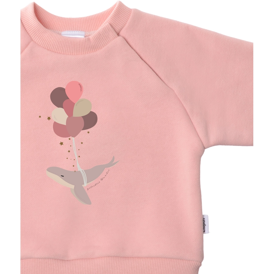 Liliput Sweatshirt 'Wal + Luftballons' rosa