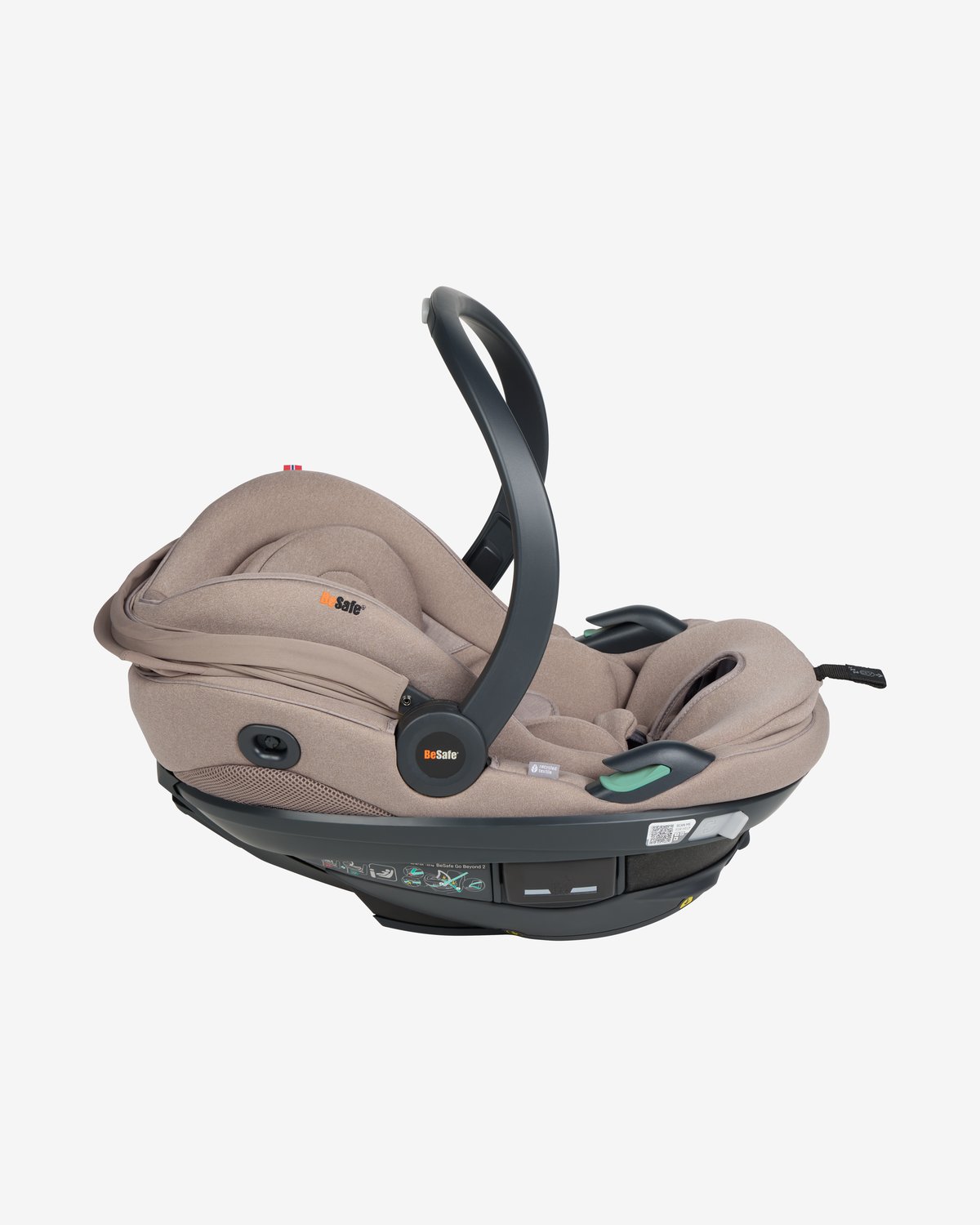 BeSafe Go Beyond² – Rotasjonssete | Bilstol Baby 0-18mnd