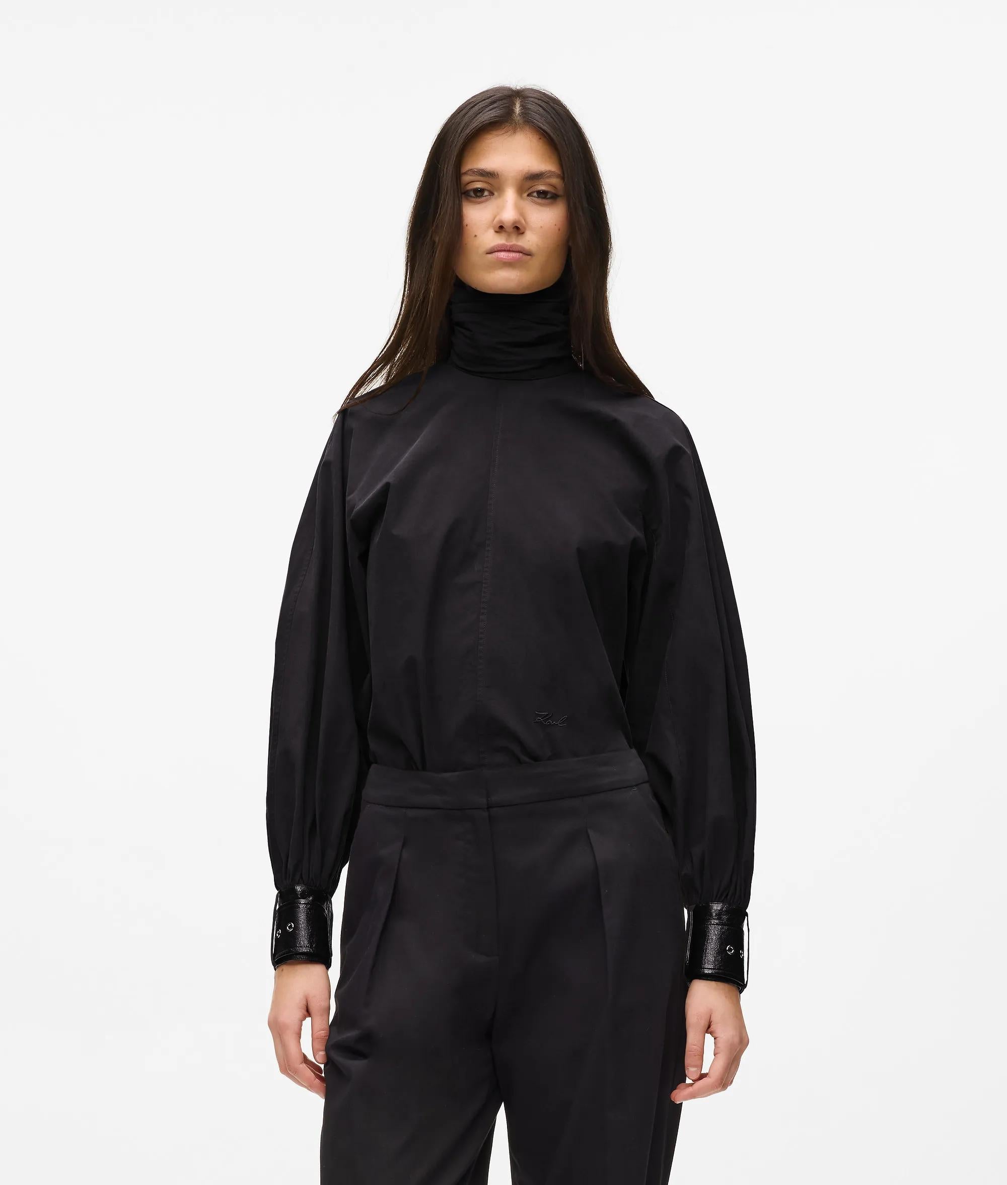 Blouse met ballonmouwen