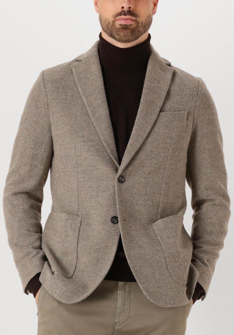 taupe circolo colberts diagonal jacket