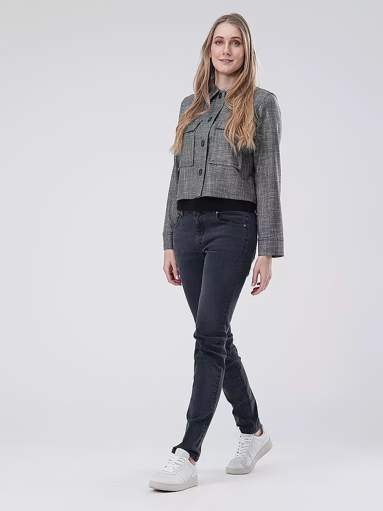 MUD JEANS Jeans Slim Fit SKYLER schwarz