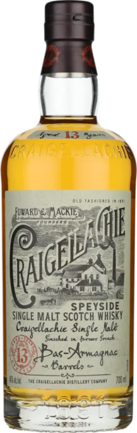 CRAIGELLACHIE 13 YEARS ARMAGNAC FINISH 70CL