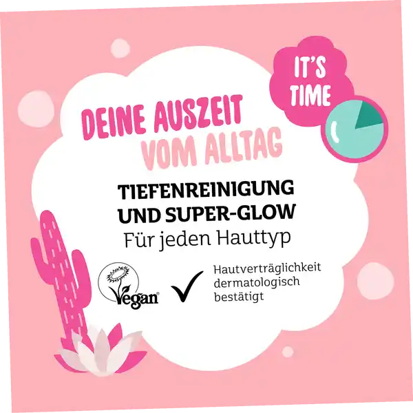 Bubble Tuchmaske Tiefenreinigung und Super-Glow