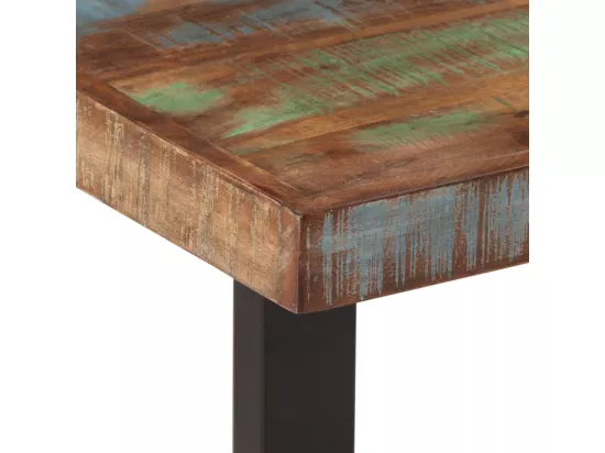 Banc 160 cm bois de récupération massif et acier