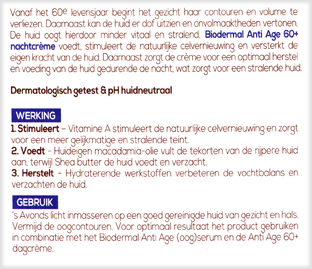 Biodermal Anti Age Nachtcrème 60  50ML