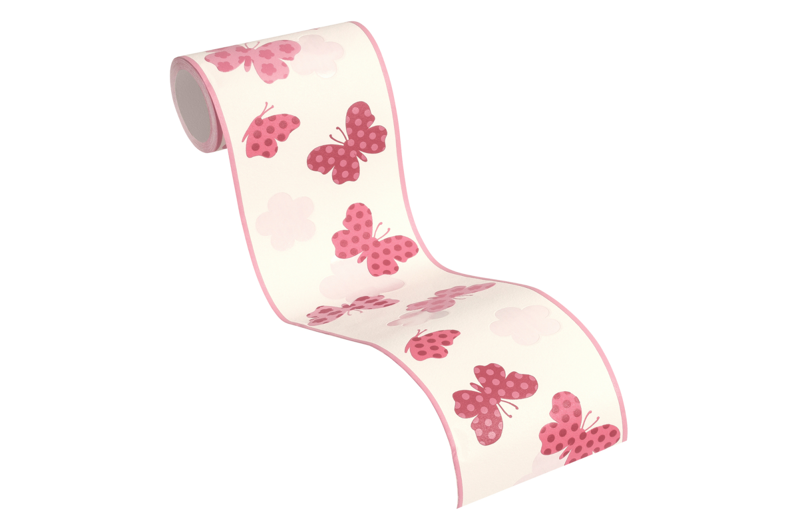 Vlies-Borte ONLY BORDERS 10 - rosa-rot - 13 cm