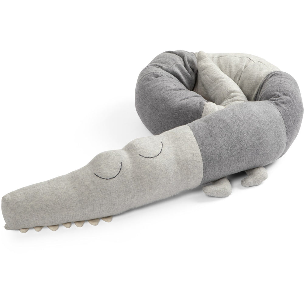 Køb Sebra Elephant Grey Strikket Pude Sleepy Croc