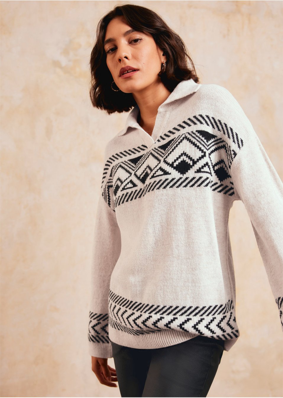 Pull à motif