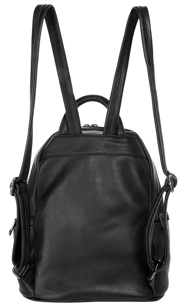 Cluty Cityrucksack echt Leder, Made in Italy