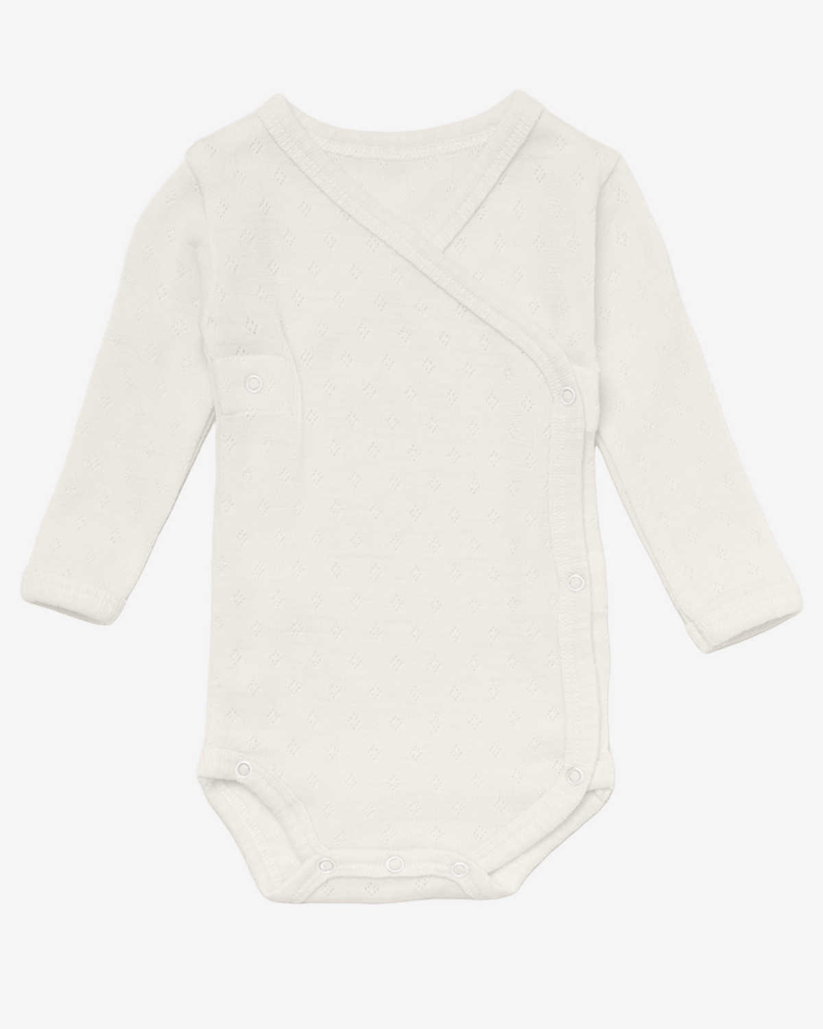 Omslagsbody Ull – 100% Merino, Pointelle | Ullbody Mini