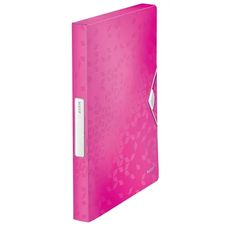 Leitz WOW Ablagebox, A4, PP, für 250 Blatt, Pink Metallic