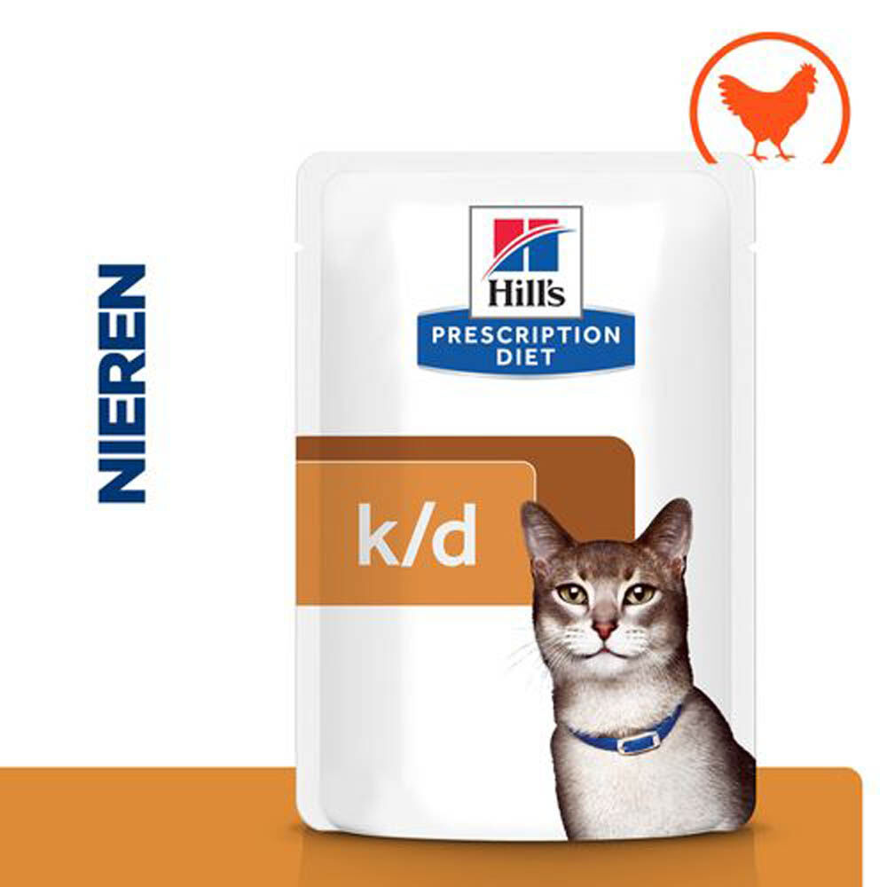 Hill's Prescription Diet Kidney Care k/d - Kattenvoer - 85 Gram - kip