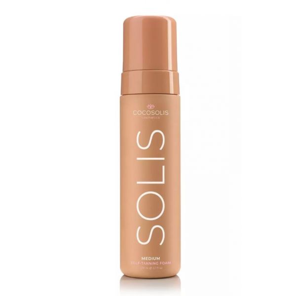 Autobronzeador Cocosolis Solis Espuma Autobronzeadora de Tonalidade Média 200ml