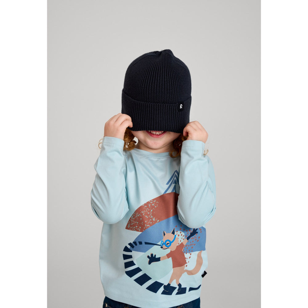 Køb Reima Black Beanie Reissari Black