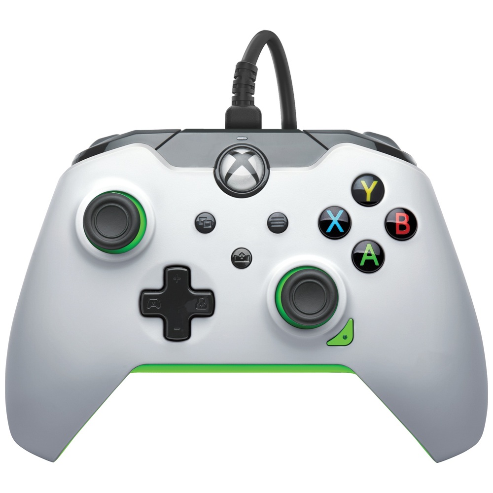 PDP Gaming Xbox Kabelgebundener Controller – Neonweiß