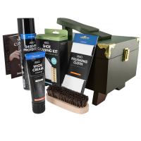 Shoe Care Box Brown