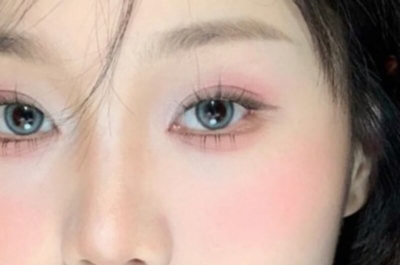 xixi - Peach Heart Monochrome Cheek Blusher - 1-3
