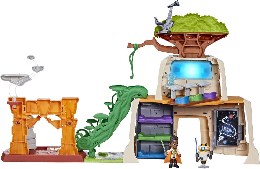 STAR WARS - YOUNG JEDI COFFRET TEMPLE ELECTO ET FIGURINES 10CM