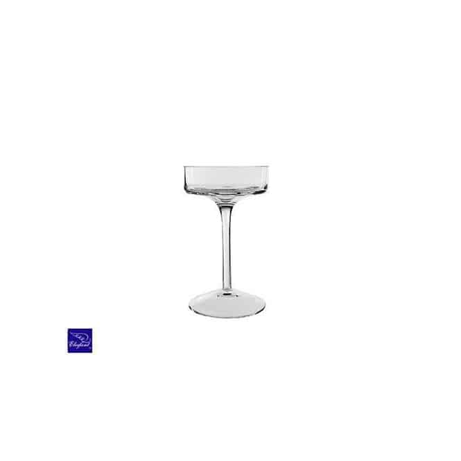 Kerzenhalter - klar - aus Glas - ca. 9 x 15 cm