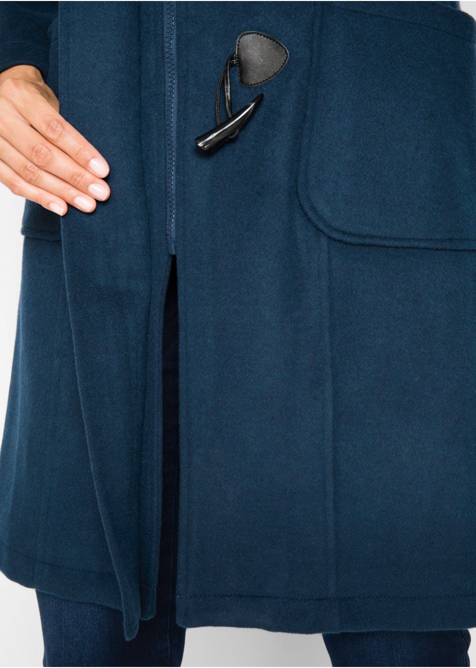 Manteau duffle-coat en laine