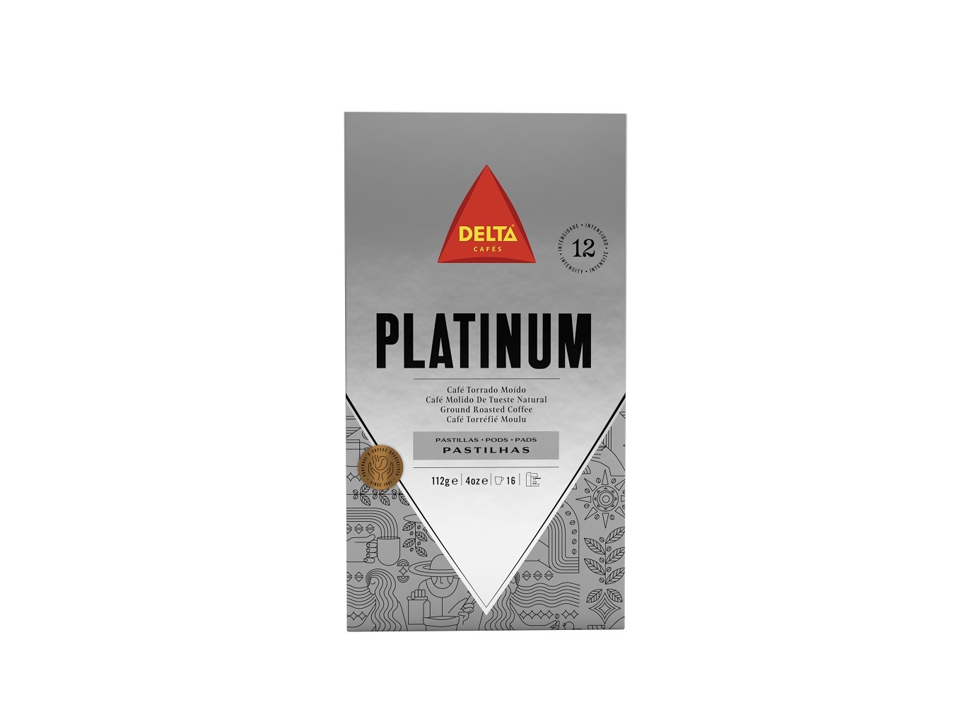 PASTILHAS DELTA CAFÉ PLATINUM 16UN