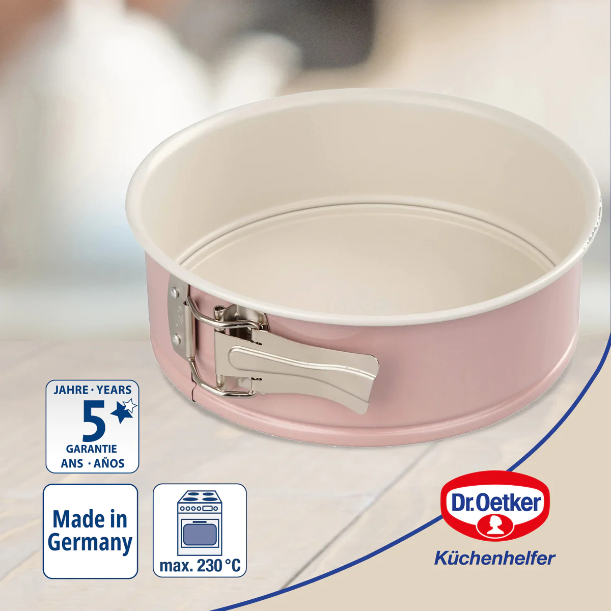 Moule à manqué à charnière 20 cm Dr, Oetker Rétro Dr. Oetker