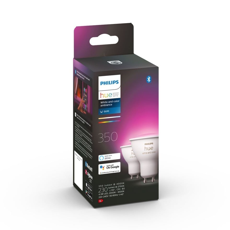 Philips Hue - WCA 4.2W GU10 2P EU