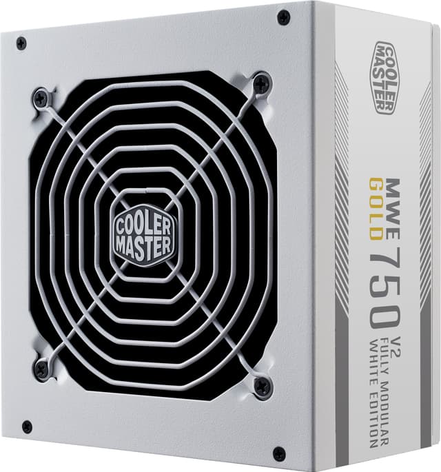 Cooler Master MWE Gold V2 ATX 3.1 White 750W strømforsyning