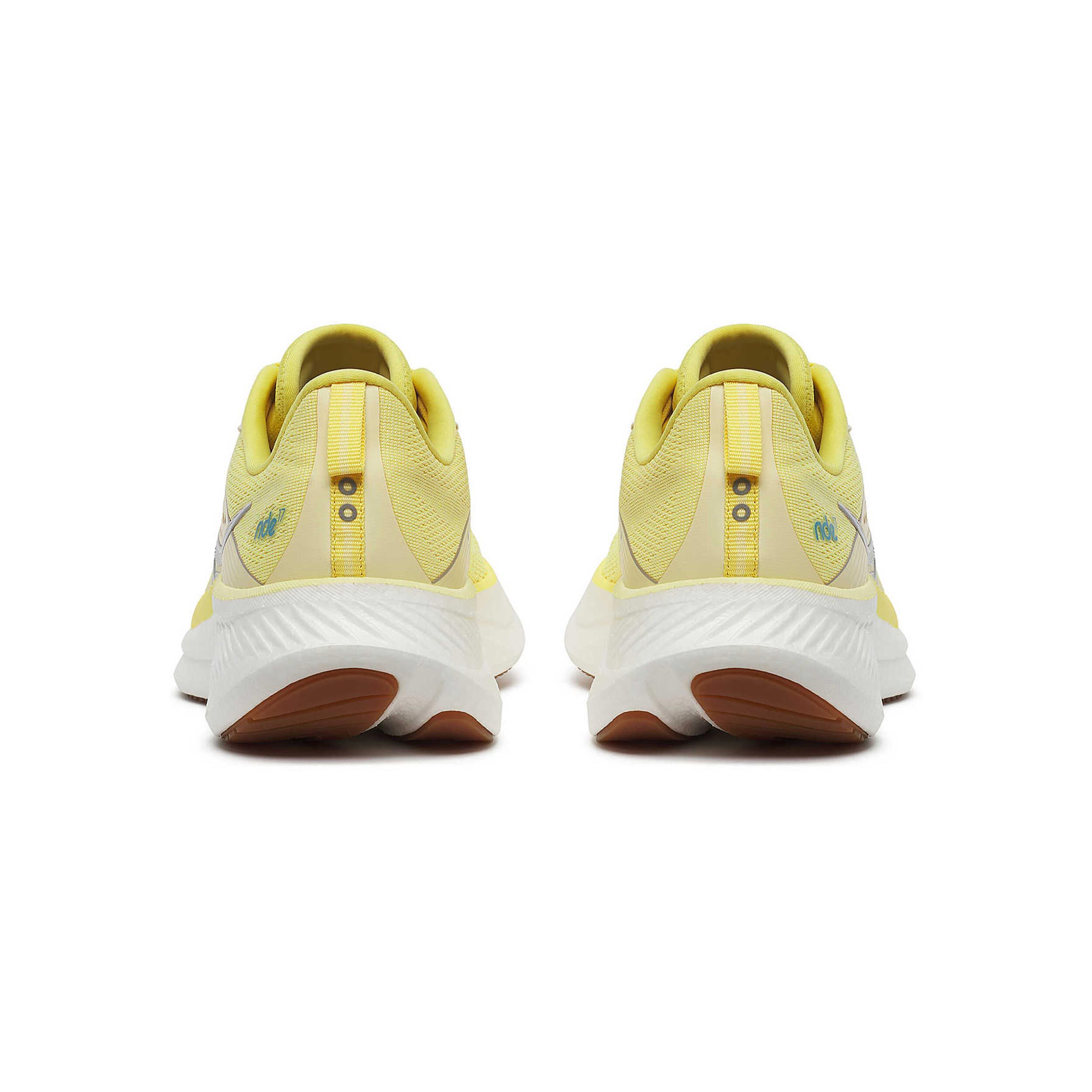 Saucony Ride 17 Chaussure De Running Sans Stabilisateurs Femmes - Beige , Jaune Citron