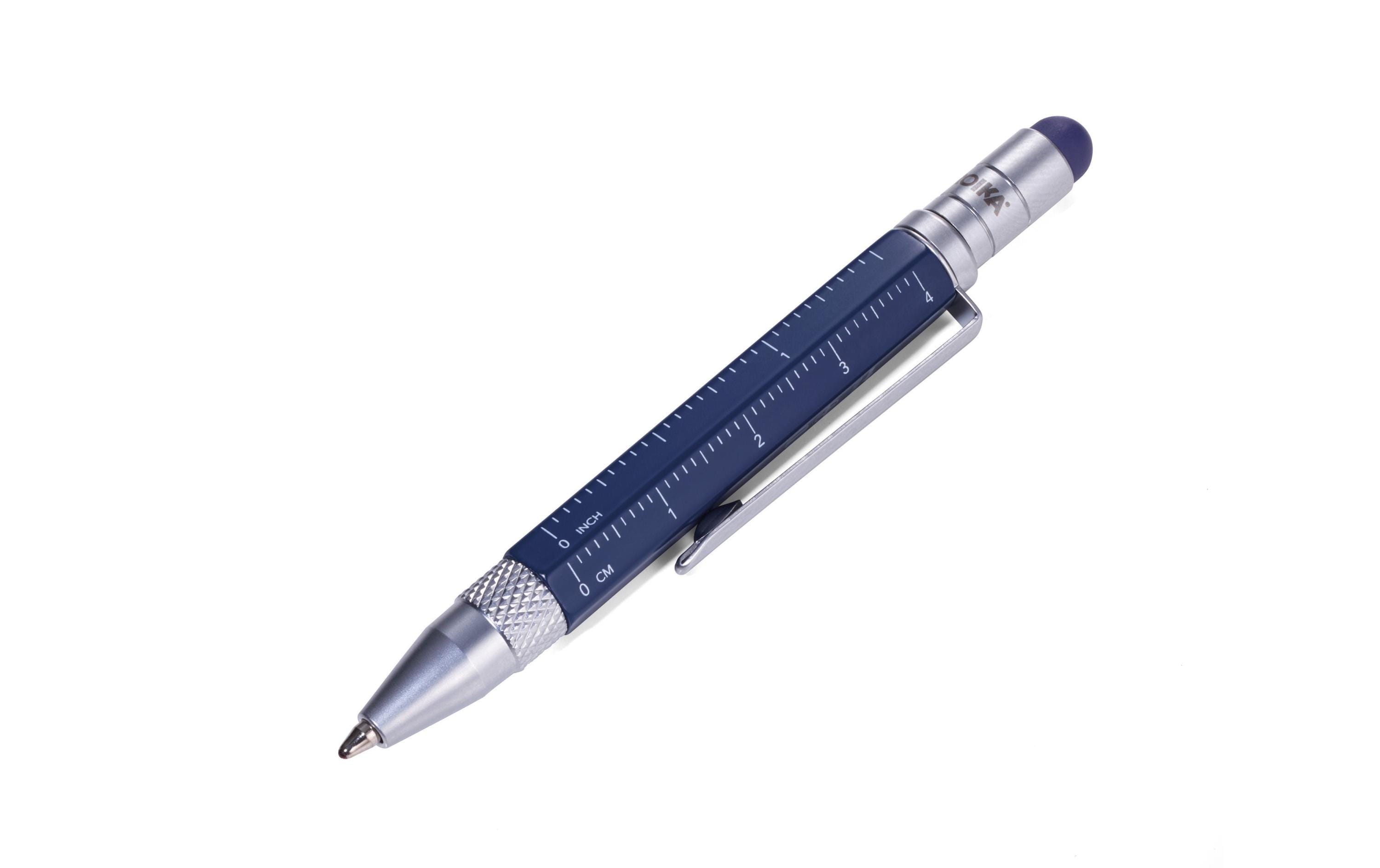 Kugelschreiber Construction Liliput Medium (M), BlauMultitasking-Kugelschreiber