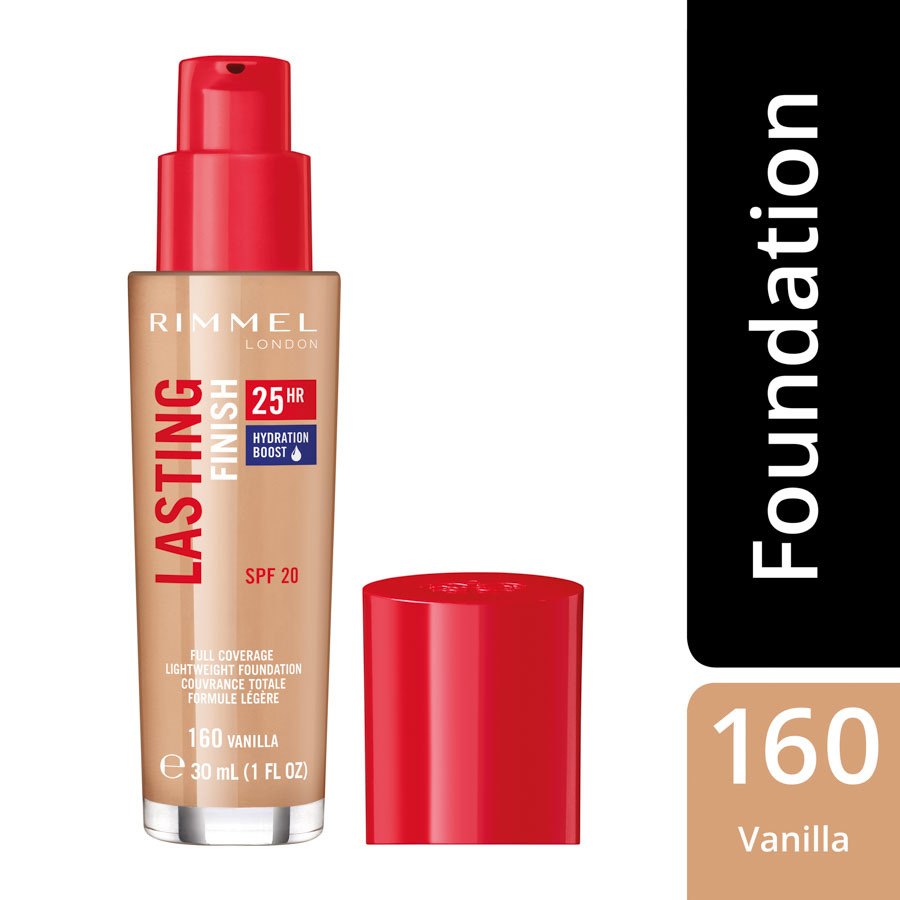Rimmel London Lasting Finish 25 Hour Foundation 160 Vanilla 30ml