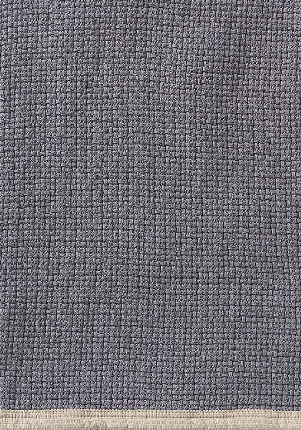 Klippan Yllefabrik Bio-Baumwolldecke  Decor Warm Grey