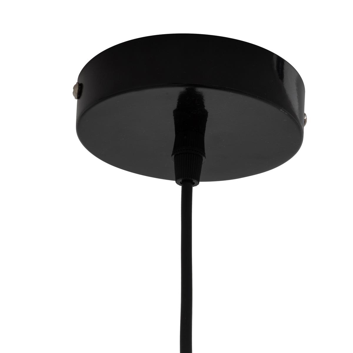SUSPENSION METAL SAVIO NOIR D.27CM