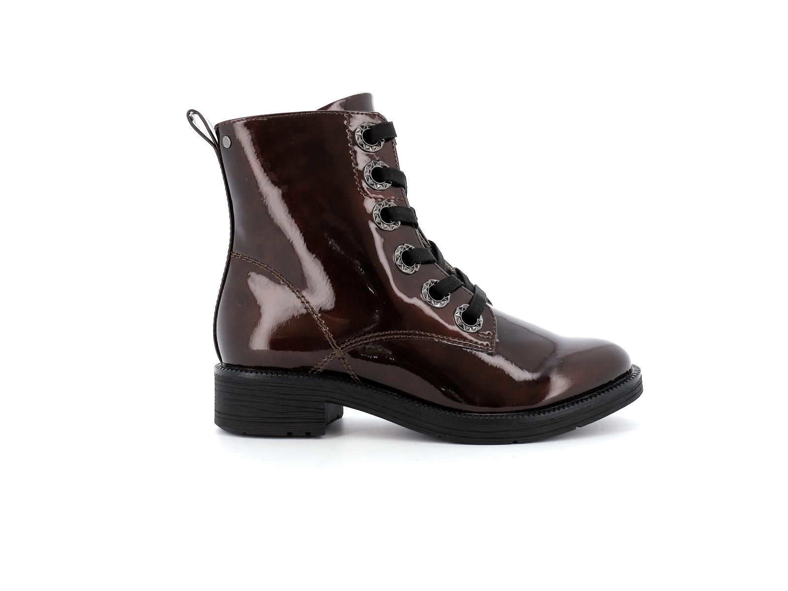 Jana  shoes-25264 Synthétique Verni Bordeaux