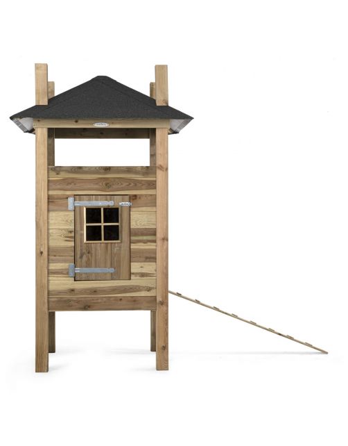 Voldux Hooiberg Fem - Kippenhok - 125x125x225 cm Naturel