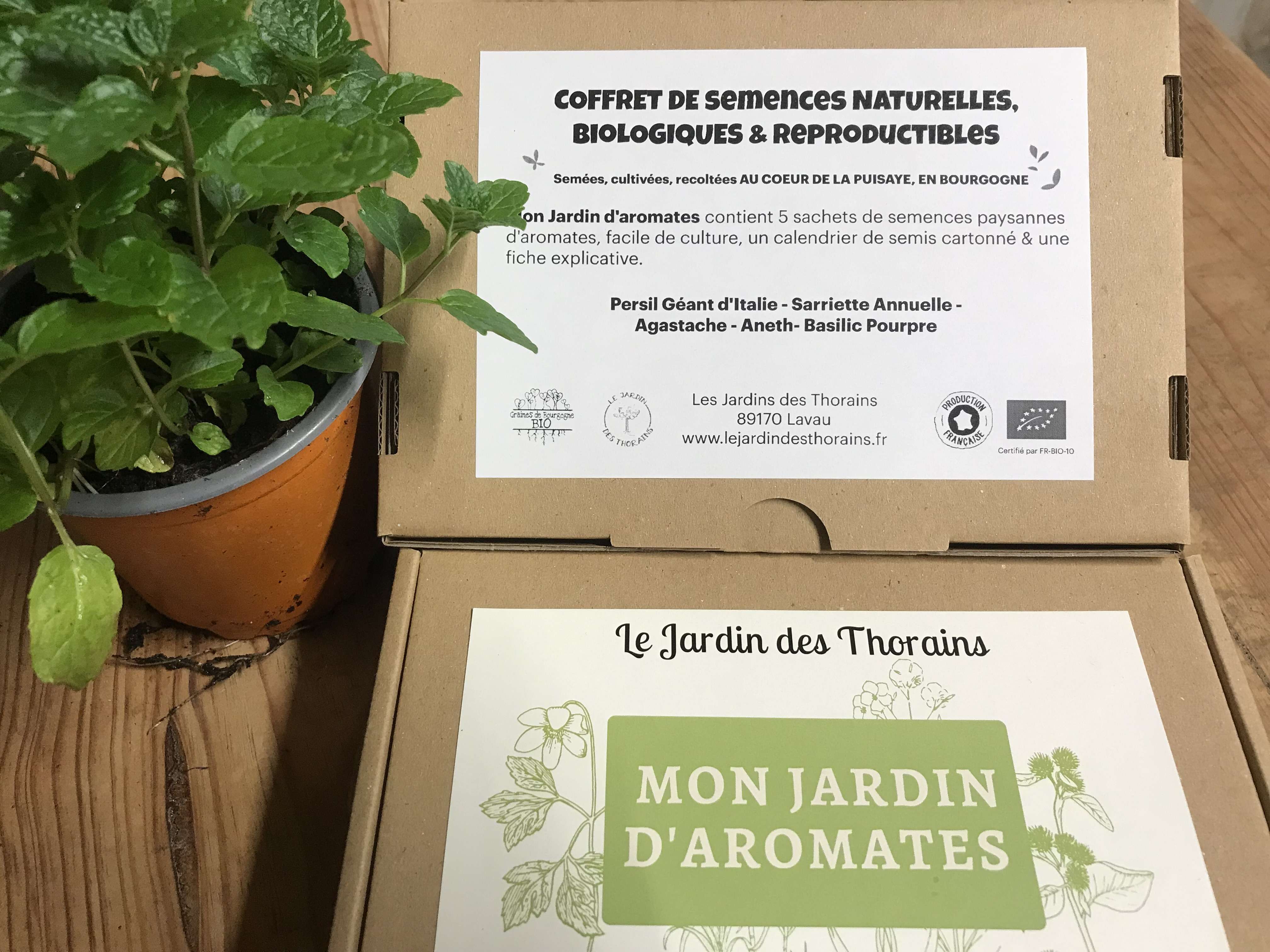 Coffret de graines à semer 