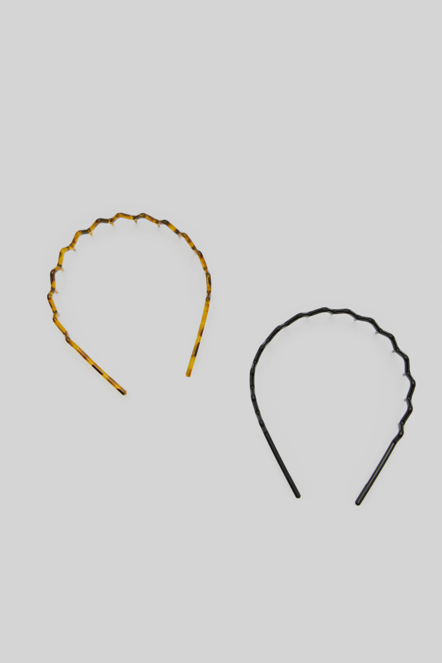 Conjunto de faixas de cabelo Zig Zag - Preto