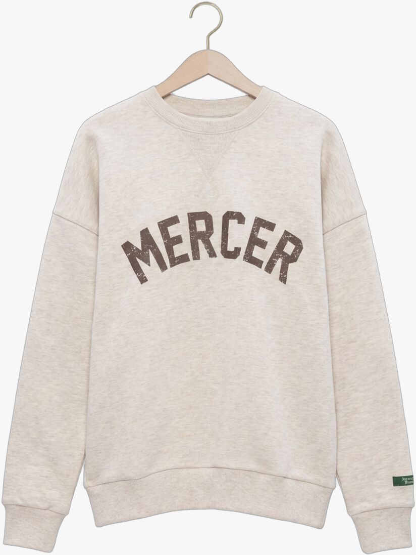 ecru mercer amsterdam sweater mercer logo sweat