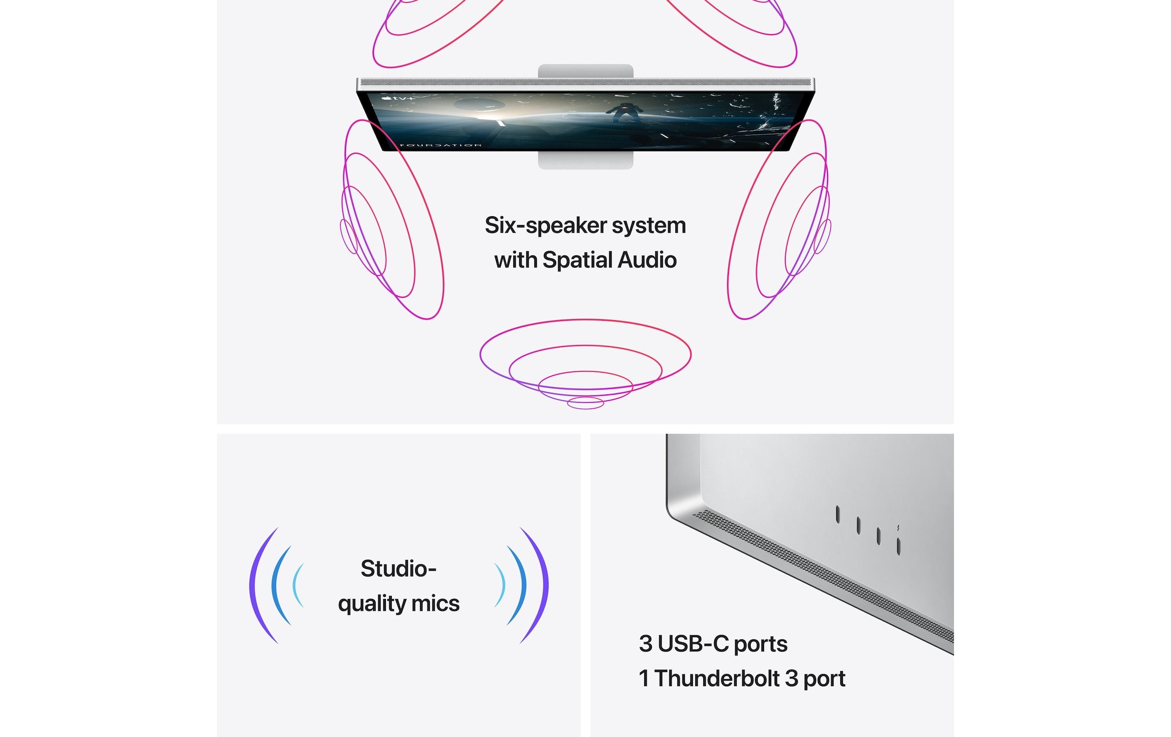 Apple Mac Studio »27 Studio Display (Standardglas, Neigung)«