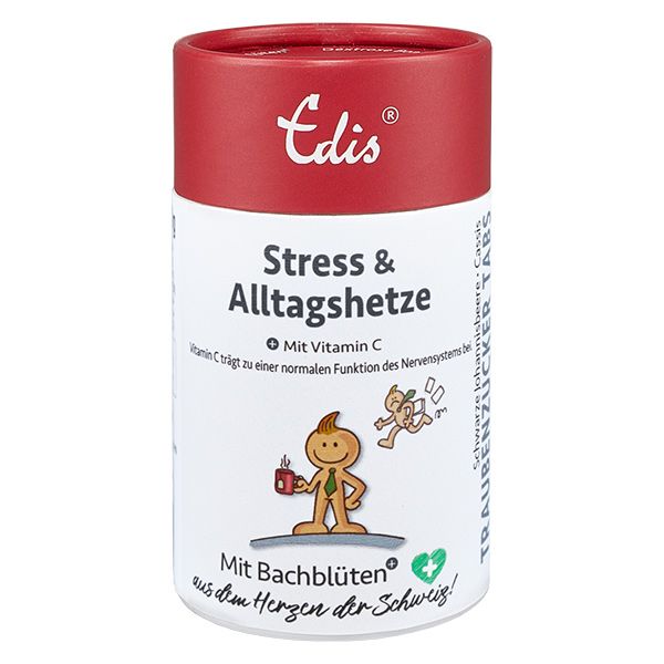 Edis Stress & Alltagshetze Bachblüten Traubenzuckertabletten