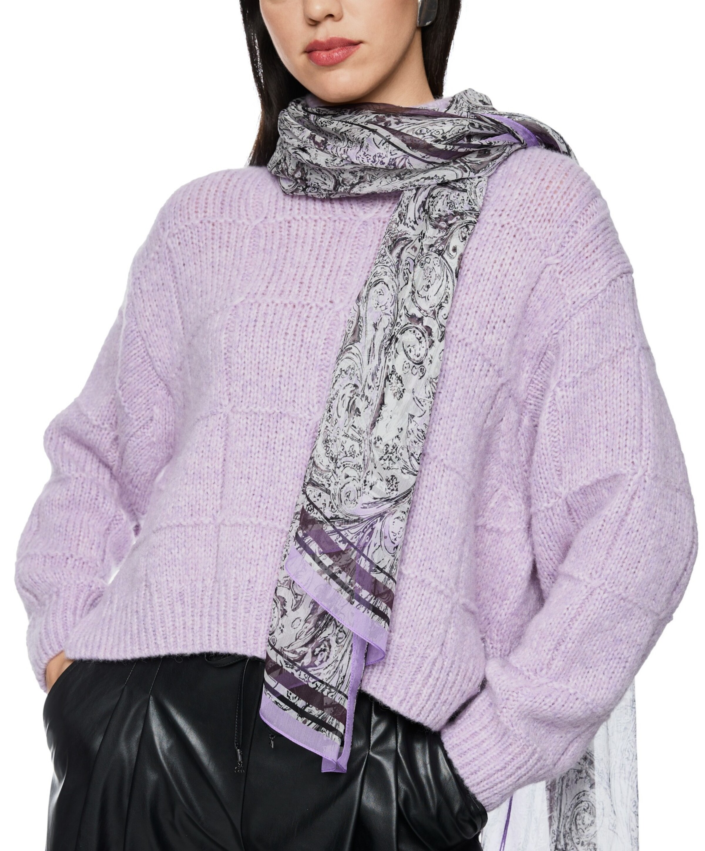 Marc Cain Dames sjaal blauw