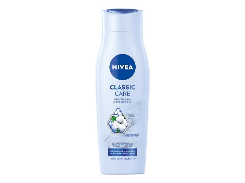 NIVEA Shampoo Classic Care 250 ml Reinigt und pflegt das Haar